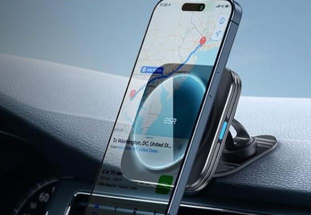 Chargeur de voiture MagSafe Qi2 d’ESR pour iPhone 15