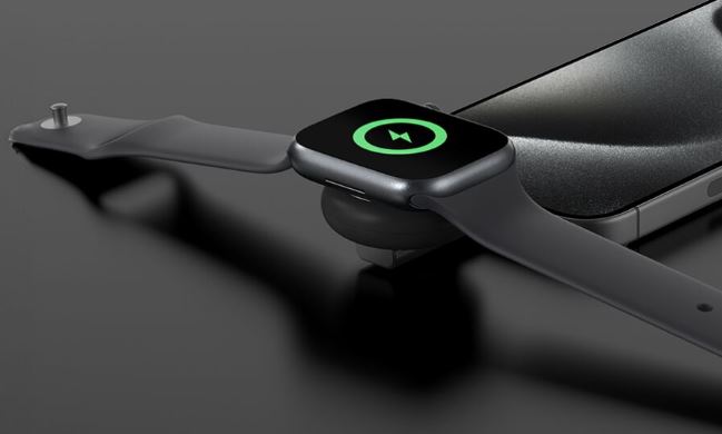 Chargeur portable USB-C Apple Watch BoostCharge de Belkin avec prise en charge d’iPhone 15