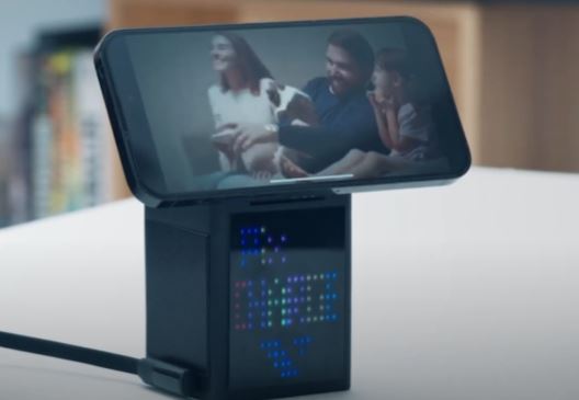 Chargeur sans Fil Intelligent PixCharge SUPERV avec Écran Pixel Connecté via Application