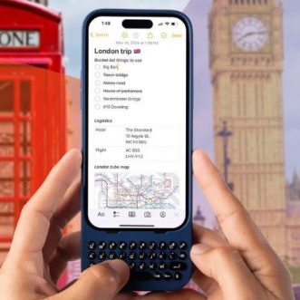 Clavier rétroéclairé compact pour raccourcis iOS