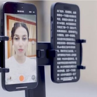Support à double iPhone DiGimbal pour vidéos horizontales, verticales et aériennes
