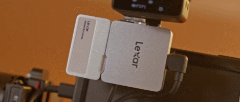 Disque SSD portable Lexar Professional Go avec concentrateur pour iPhone 15 Pro