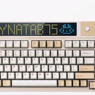 Clavier mécanique EPOMAKER DynaTab 75X avec écran à matrice de points pour iOS et Mac