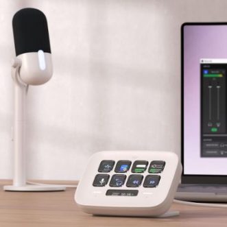 Microphone condensateur Elgato Wave Neo pour OBS, Twitch et YouTube, compatible iPhone et iPad