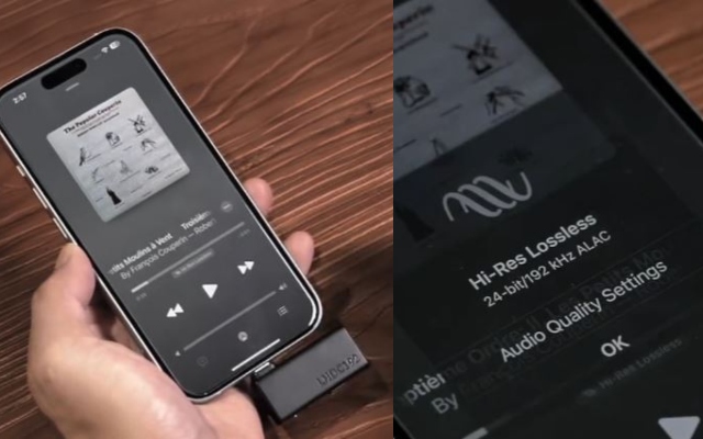 Émetteur audio Bluetooth LHDC ONE 24 bits 192 kHz pour iPhone, Android, Windows/Mac
