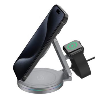 Chargeur pliable 3 en 1 pour iPhone et Apple Watch FSD