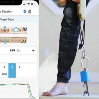Entraîneur de force isométrique connecté portable avec application