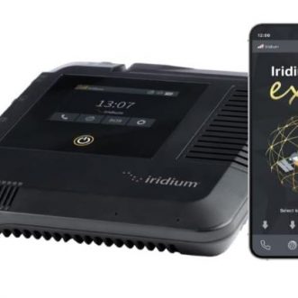 Point d&rsquo;accès WiFi satellite et appareil d&rsquo;appel Iridium GO! Exec pour les activités hors réseau