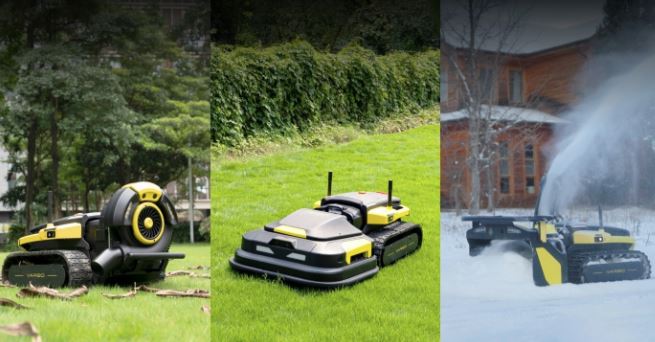 Le robot de jardin modulaire Yarbo 2024 : tondeuse, souffleur de neige et souffleur de feuilles en un seul appareil