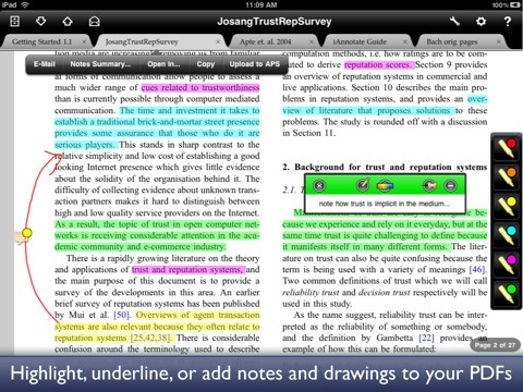 Les meilleurs lecteurs de PDF pour iPad