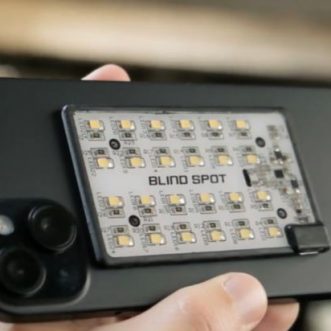 LumiCard MagSafe : une lumière pour iPhone 15 de la taille d&rsquo;une carte de crédit pour vidéos et photos