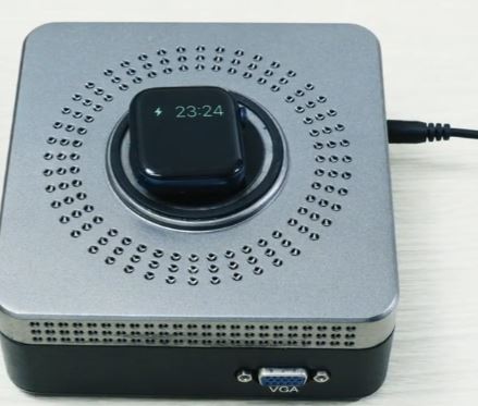 Mini PC AVVVOV avec chargeur sans fil pour téléphone / Apple Watch