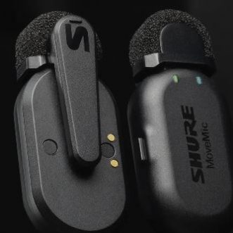 Microphone lavalier sans fil Shure MoveMic One pour iPhone et Android