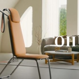 Chaise de gym connectée OHUP pour Pilates et entraînement de force