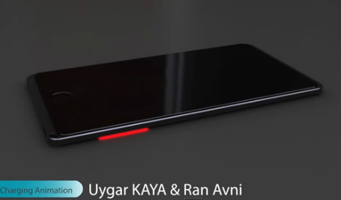 Objectif téléobjectif pour iPhone, concept iPhone 6 avec chargement sans fil