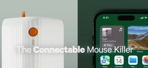 Piège à souris automatique connecté Goodnature App