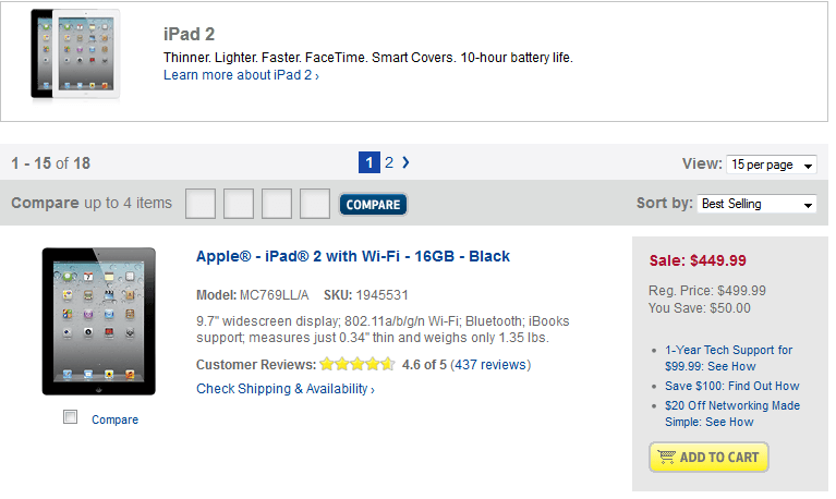 Réduction de prix pour l’iPad 2, augmentation du prix de l’iPad 3 en vue ?