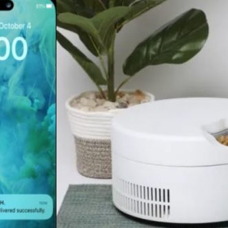 Distributeur de nourriture intelligent réfrigéré connecté de Happy Llama Tech