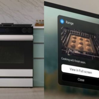 Gamme intelligente Samsung NX9100D Bespoke avec application intelligente et caméra d&rsquo;intérieur