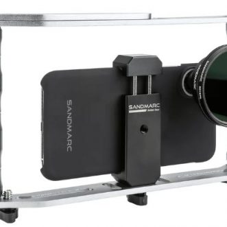 Équipement photo Sandmarc pour iPhone 15 Pro Max avec objectifs anamorphiques et téléobjectif et filtres
