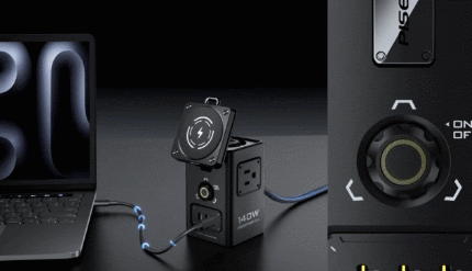 Station d’alimentation GaN PISEN 140W avec chargeur MagSafe pour iPhone