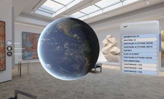 Suivi de satellites Terra Sync pour Vision Pro