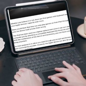 Clavier iPad fin à angles multiples avec rétroéclairage