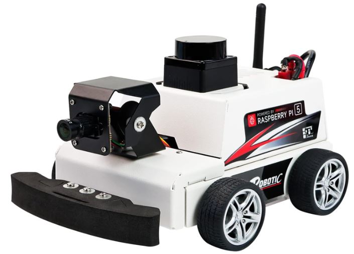 Voiture robotique connectée Yahboom MicroROS Pi5 pour Raspberry Pi 5