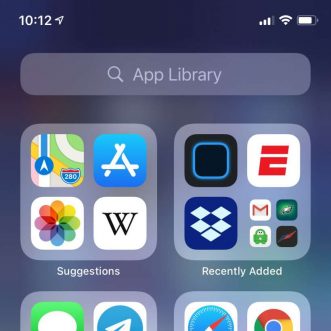 Comment activer les notifications de badges pour les applications dans la bibliothèque d’applications ?