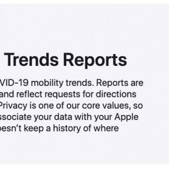 Apple lance la possibilité de visualiser les tendances de mobilité locales dans Apple Maps