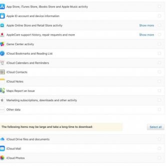 Comment télécharger vos données de confidentialité d’Apple