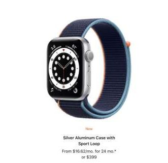 Prix de l’Apple Watch Series 6