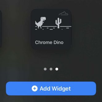 Google Chrome se dote d’un widget sur iPhone