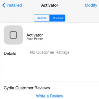 Comment ajouter des notes d’utilisateurs aux paquets Cydia
