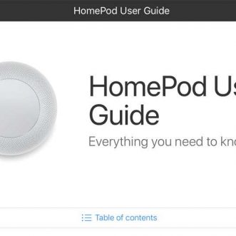 Où trouver le guide de l’utilisateur HomePod officiel