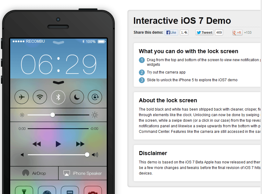 iOS 7 sur iPad, essayez la démo d’iOS 7 aujourd’hui