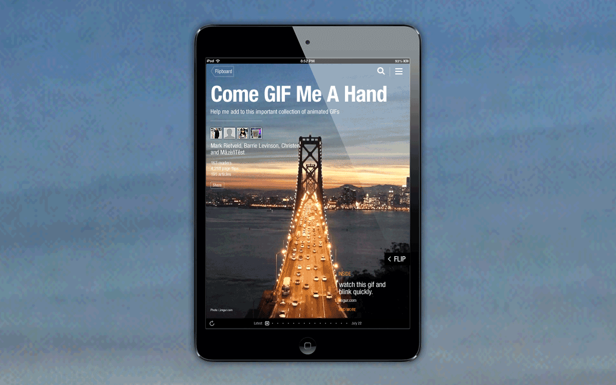 iPhone 5C vs iPhone 5 en vidéo, Flipboard prend en charge les GIF gif flipboard