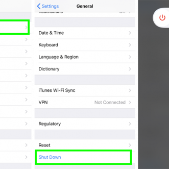 Comment éteindre un iPhone sans le bouton d’alimentation