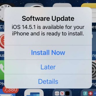 Apple publie des correctifs de bogues avec iOS 14.5.1