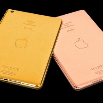 iPad Mini en or 24 carats, application Twitter musicale Melotweet