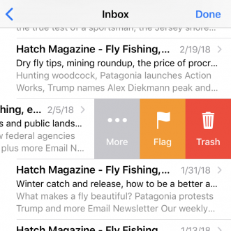 Comment personnaliser les actions de balayage dans Mail sur iPhone
