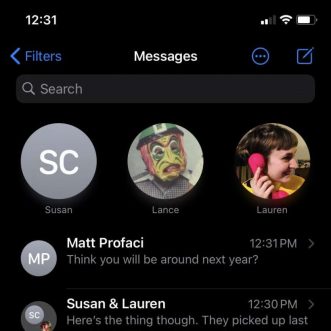 Comment épingler des conversations dans l’application Messages ?