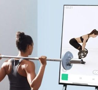 Tableau blanc numérique TIBURN Flip Hub S1 55 pouces avec AirPlay