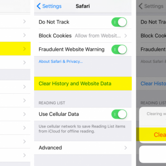 Comment supprimer l’historique Safari et les données de site Web sur iPhone