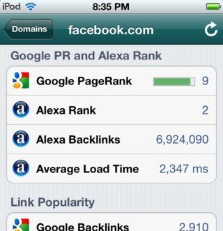 6 Excellentes Applications iPhone / iPad pour l&rsquo;Optimisation de Moteurs de Recherche