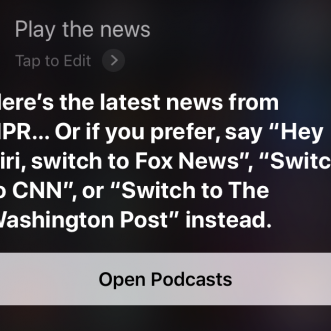Comment demander à Siri de lire les actualités des podcasts