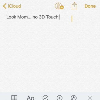 Comment utiliser le trackpad sans Toucher 3D sur l’iPhone