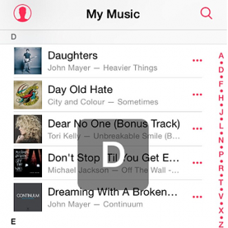 Naviguez rapidement dans votre bibliothèque musicale avec MusicScroller