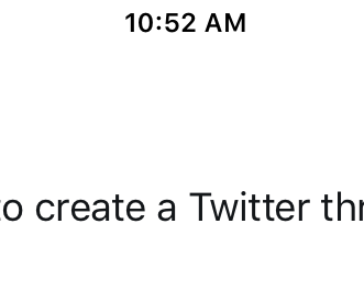 Créer un thread Twitter, étape par étape