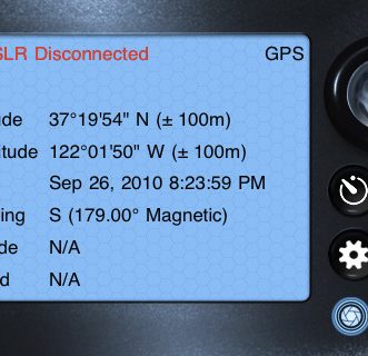 blueSLR : contrôlez votre reflex numérique avec votre iPhone